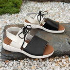 Damen Komfortable Offene Sandalen mit modischen Riemen R&B