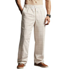 Herren entspannte Freizeithose mit verstellbarem Kordelzug und modernen Karodetails R&B