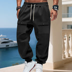 Herren Cargo-Jogginghose mit anatomischer Passform und praktischen Seitentaschen R&B