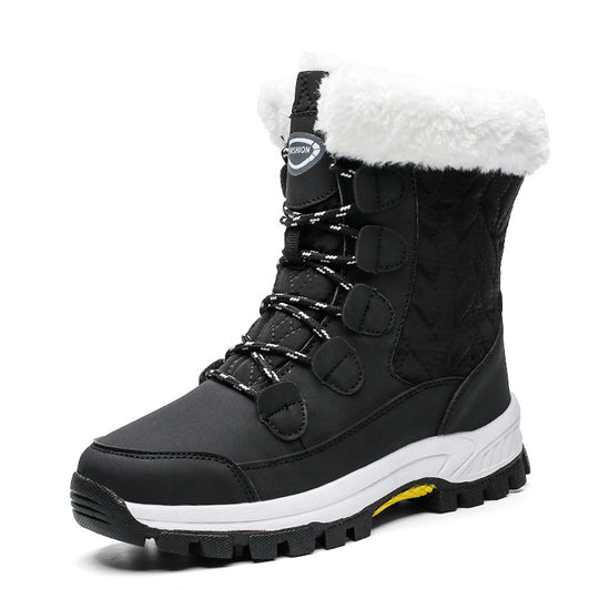 Damen Winterstiefel mit wärmendem Innenfutter und rutschfester Profilsohle R&B