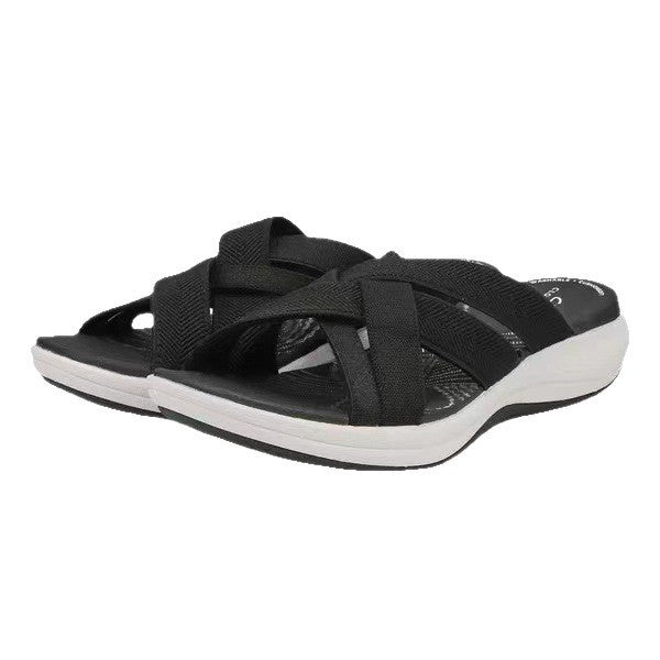 Damen flexible Riemchen-Sandalen mit anatomischer Fußbettung R&B