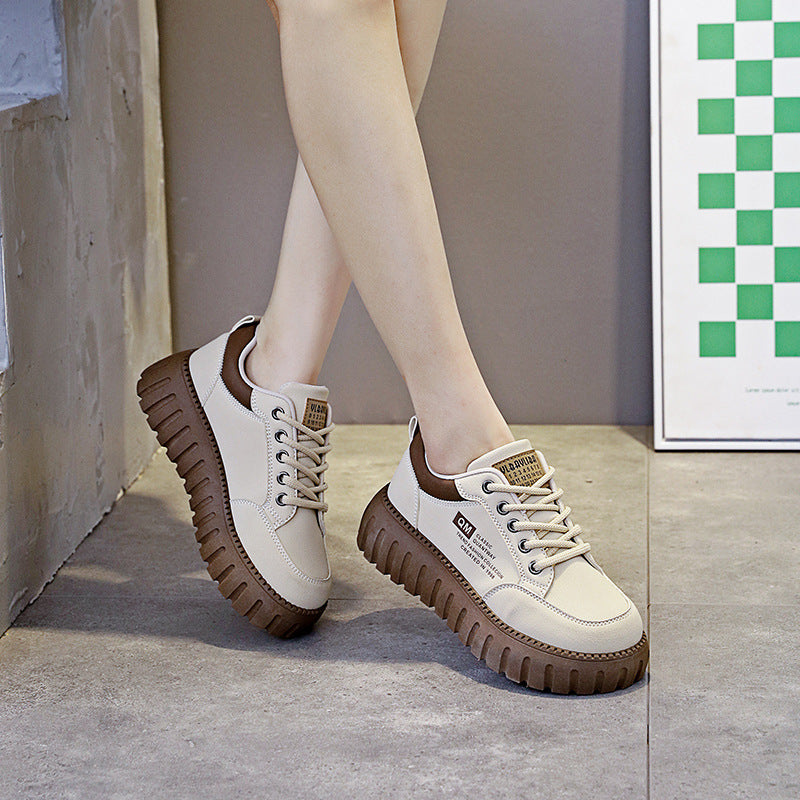 Damen modische Plattform Sneakers mit dynamischem Design und dämpfender Sohle R&B