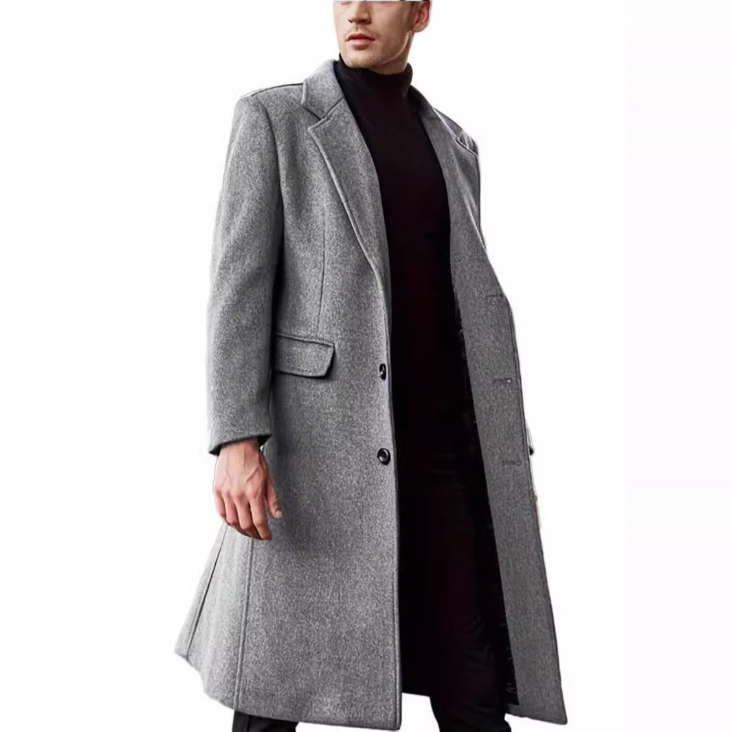 Herren stilvoller Longblazer R&B