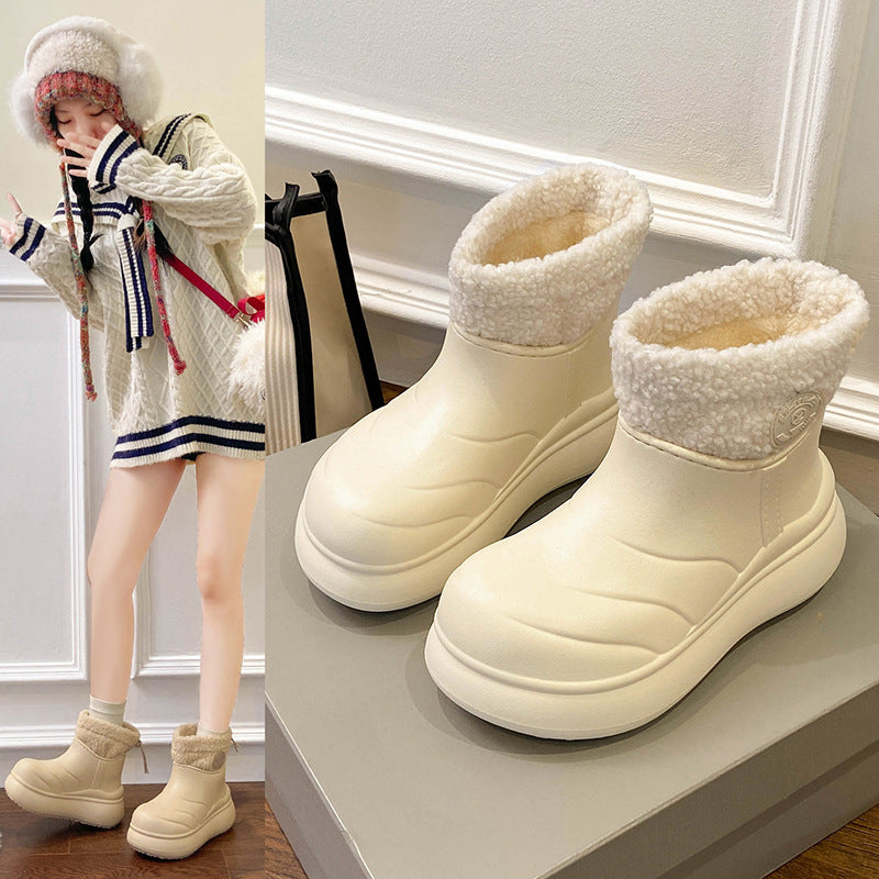 Damen kuschelweiche Winterboots mit robustem Sohlenprofil und wärmendem Innenfutter R&B