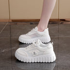 Damen Sneaker mit rutschfester Plateau-Sohle und atmungsaktivem Obermaterial R&B