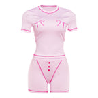 Damen Sportliches Set mit verspielten Details R&B