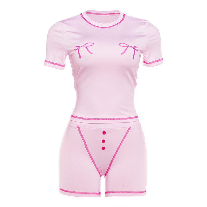 Damen Sportliches Set mit verspielten Details R&B