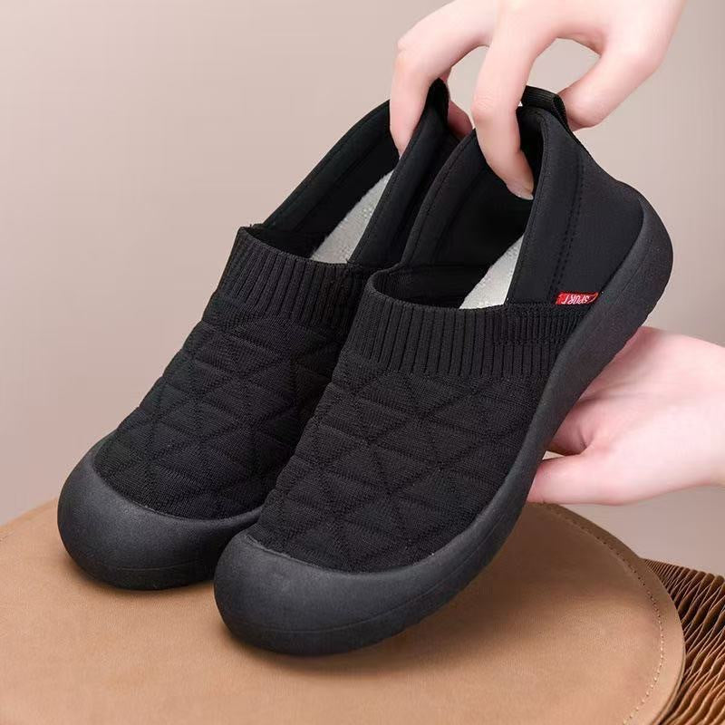 Damen Atmungsaktive Slip-On Freizeitschuhe mit rutschfester Sohle R&B