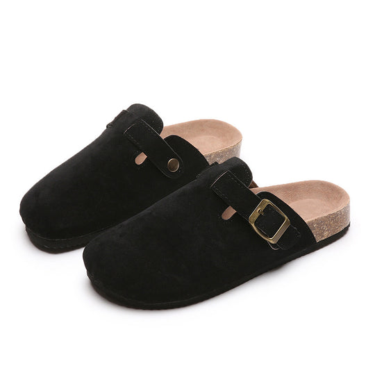 Damen Clogs mit modischem Riemchendesign und anatomischem Fußbett R&B