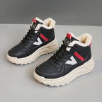 Damen Warmgefütterte High-Top Sneakers mit rutschfester Sohle R&B