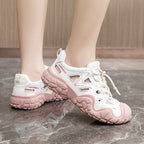 Damen Sportliche Freizeitschuhe mit atmungsaktiver Mesh-Oberfläche und rutschfester Sohle R&B