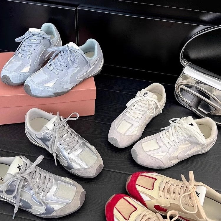 Damen Sportliche Sneakers mit luxuriösem Wildleder und atmungsaktivem Obermaterial R&B