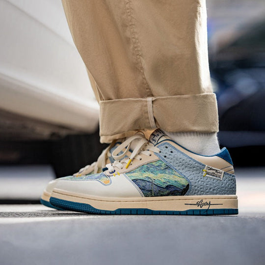 R&B | Gogh Starry Night Inspirierte Sneakers
