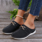 Damen Clogs mit floralem Lochdesign und komfortabler Fußbettgestaltung R&B