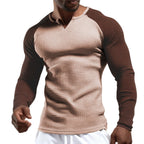 Herren Langarmshirt mit innovativem Strukturdesign R&B
