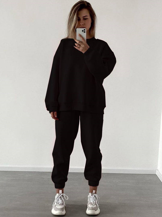 Damen bequemer und trendiger Sweatanzug R&B