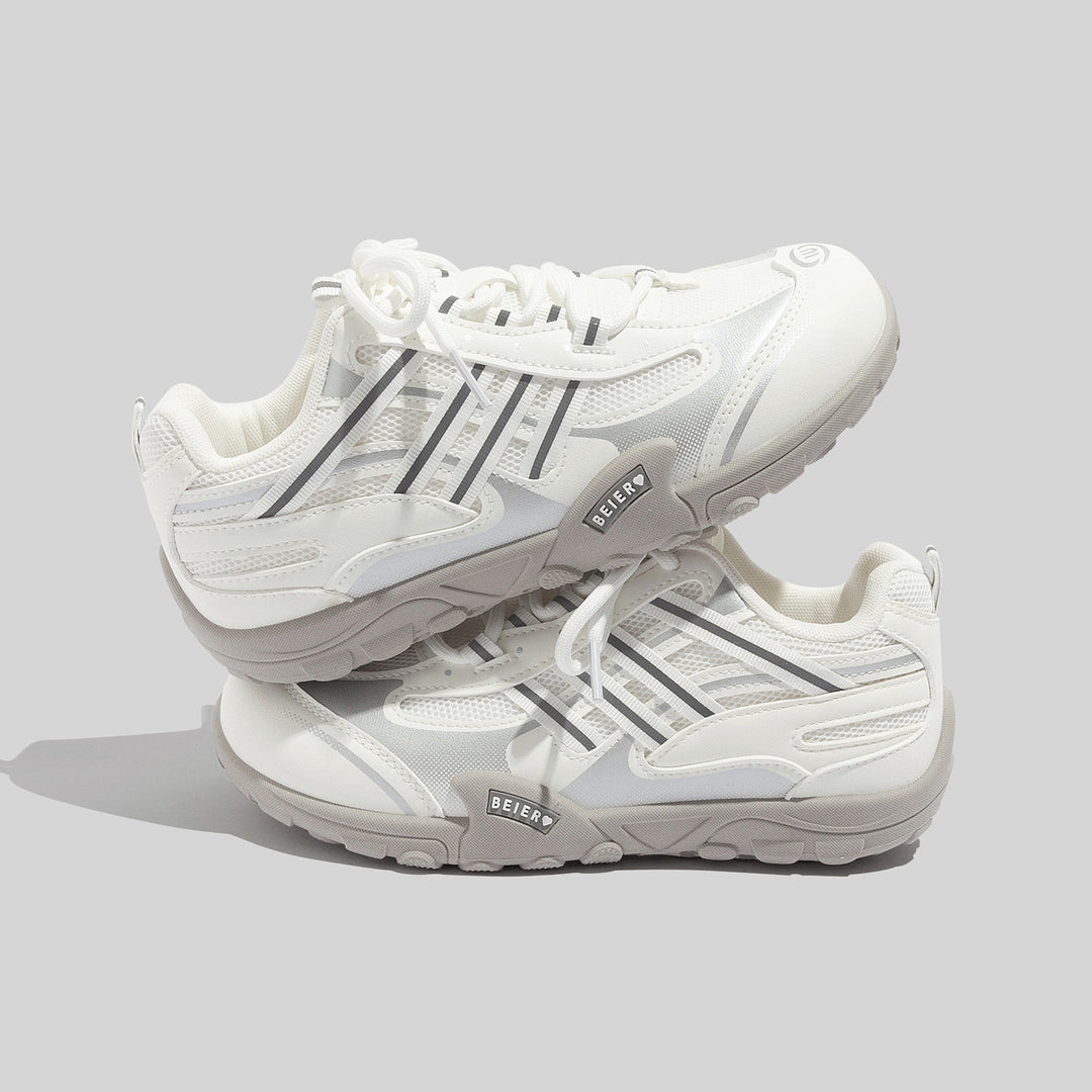 Damen Sportliche Lauf- und Freizeitschuhe mit atmungsaktiven Einsätzen und rutschfester Sohle R&B