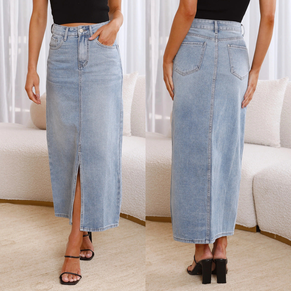 Damen Jeansrock R&B