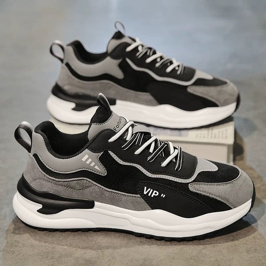 Damen Sportliche Chunky Sneakers mit atmungsaktiver Oberflächenstruktur R&B