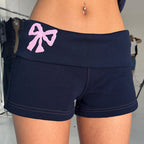 Damen Sportliche Shorts mit flexiblem Bund und atmungsaktivem Material R&B