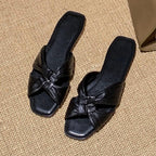 Damen Riemensandalen mit dekorativem Knotendesign R&B