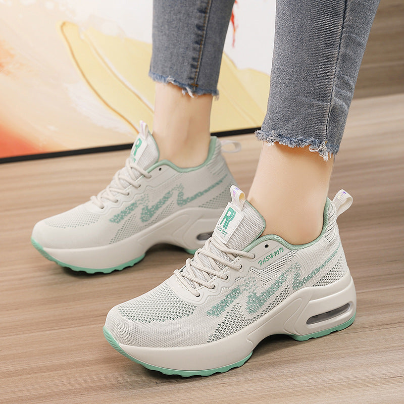 Damen Sportliche Sneakers mit atmungsaktivem Mesh und dämpfender Sohle