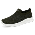 Damen Slip-On Sneakers mit atmungsaktivem Strickobermaterial von R&B