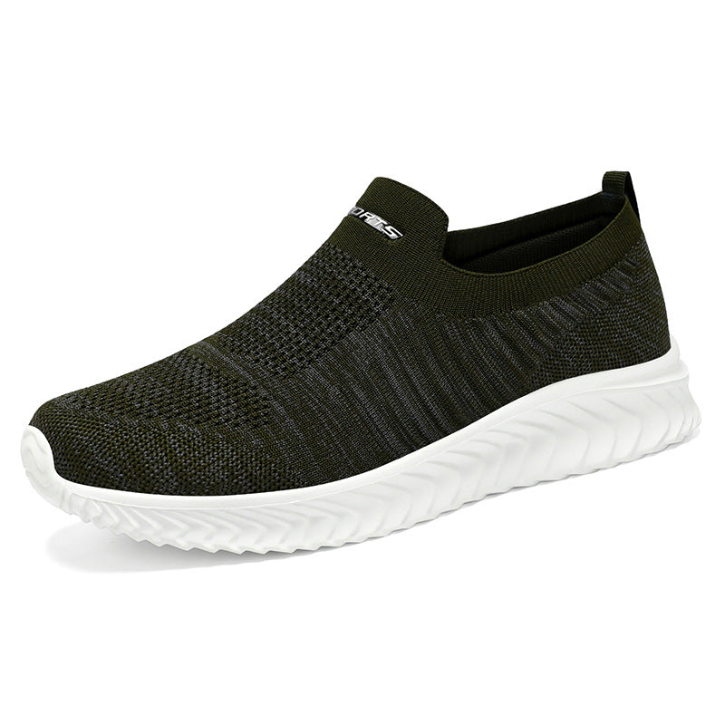 Damen Slip-On Sneakers mit atmungsaktivem Strickobermaterial von R&B