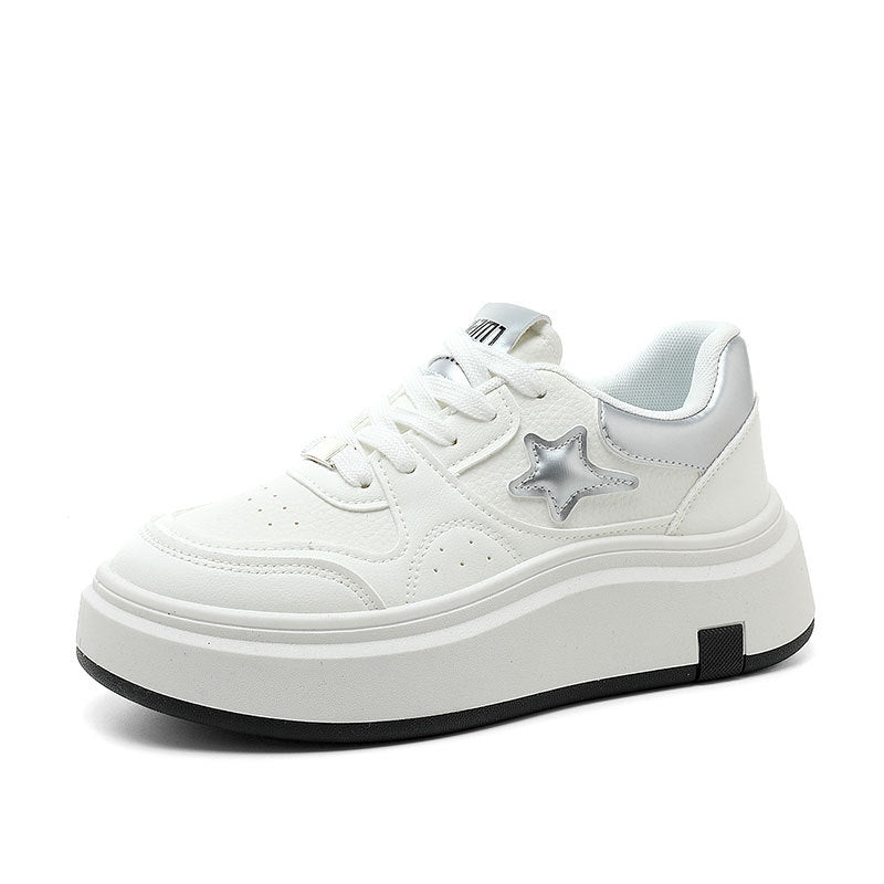 Damen Modische Plateausneaker mit sportlichem Design und atmungsaktiven Materialien R&B