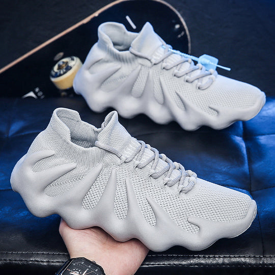 Damen atmungsaktive Freizeitsneaker mit elastischem Kragen und innovativem Sohlen-Design R&B