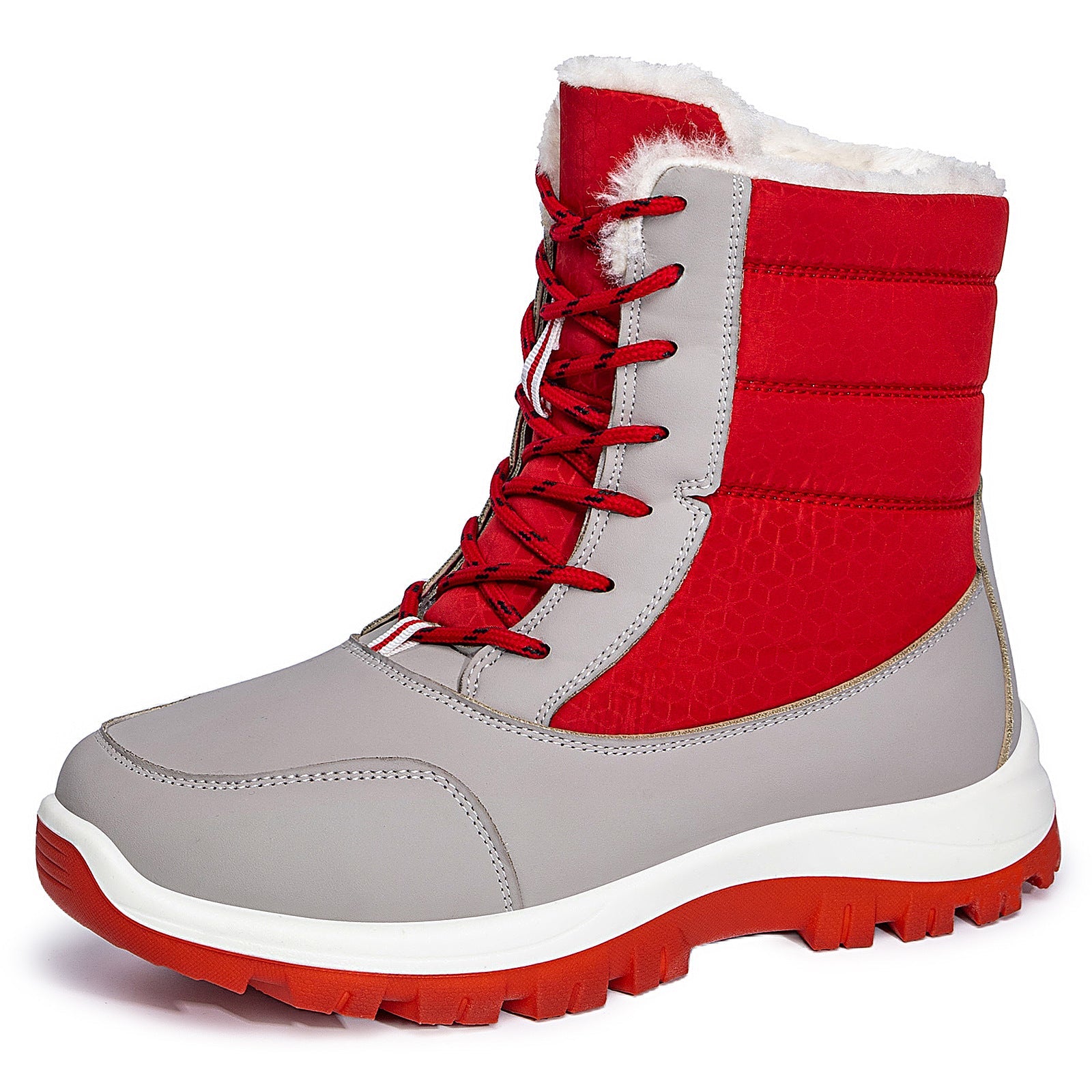 Damen Wärmende Winterstiefel mit rutschfester Sohle und weichem Innenfutter R&B