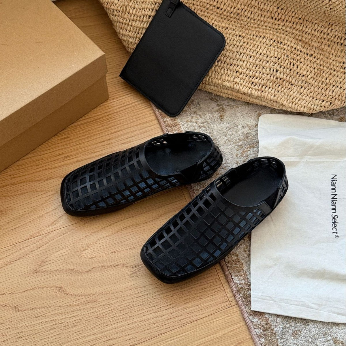 Damen Flexible und atmungsaktive Clogs mit offenem Design