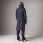 Herren eleganter Dufflecoat mit tiefem Revers und praktischen Taschen R&B