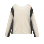 Damen Pullover mit modernem Farbverlauf und feiner Struktur R&B