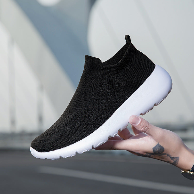 Damen Sportliche Sockenschuhe mit flexiblem Obermaterial und rutschfester Sohle