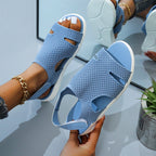 Damen Komfortable Sandalen mit atmungsaktivem Mesh-Obermaterial und rutschfester Sohle R&B