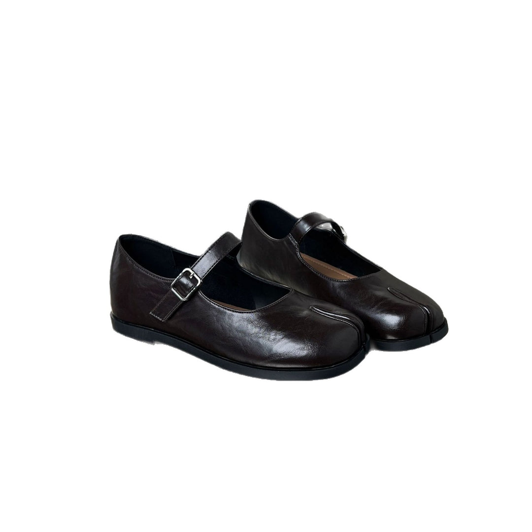 Damen elegante Ballerinas mit verstellbarem Riemen und komfortabler Passform R&B