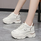 Damen Sportliche Chunky Sneakers mit atmungsaktiven Einsätzen und komfortabler Dämpfung