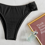 Damen Bandeau-Bikini mit herausragendem Wickeldesign und verstellbaren Trägern R&B