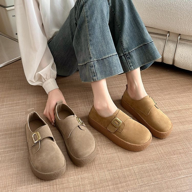 Damen modische Slip-On Clogs mit verstellbarem Schnallenverschluss und bequemer Sohle R&B
