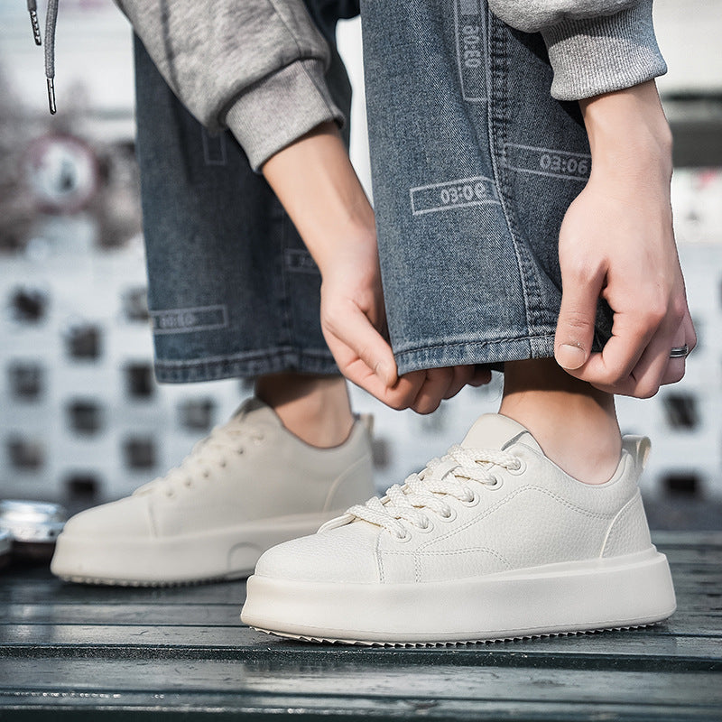 Damen Sportliche Sneakers mit robustem Leder-Design R&B