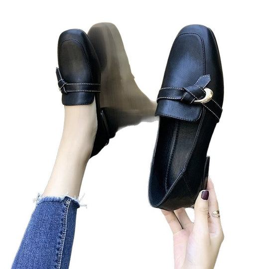 Damen elegante Loafers mit modischem Zierschmuck R&B
