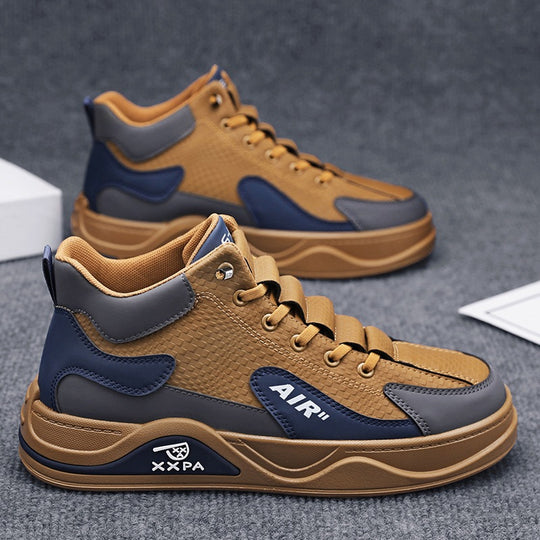 Herren Sportliche High-Top Sneakers mit rutschfester Sohle und atmungsaktivem Obermaterial R&B