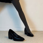 Damen elegante Pumps mit komfortablem Blockabsatz R&B