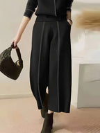 Damen elegante Culotte mit dekorativen Steppnähten R&B