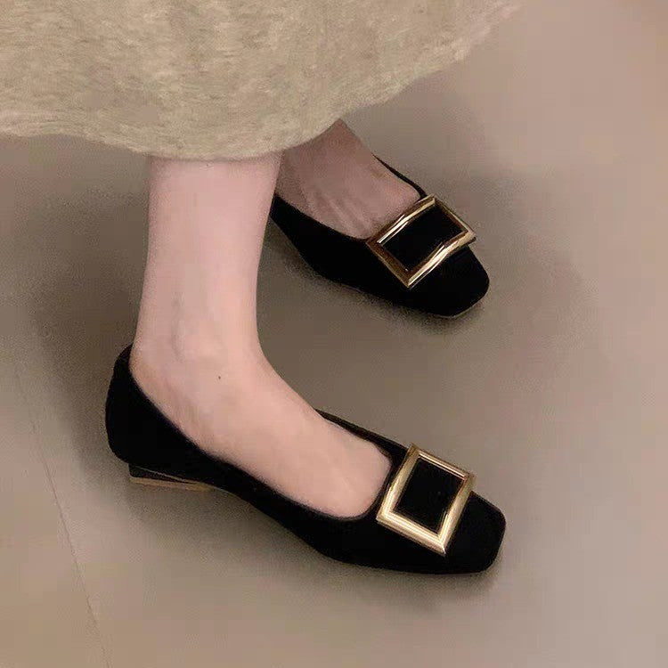 Damen Ballerinas mit elegantem Schnallen-Detail
