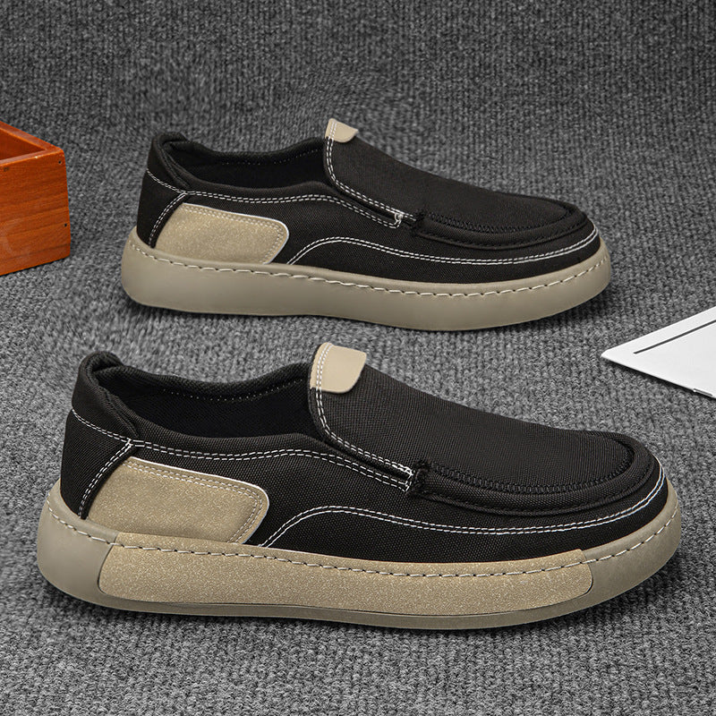 Damen Modische Slip-On Sneakers mit elastischem Gewebe R&B