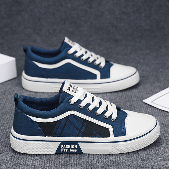 Damen Modische Low-Top Sneakers mit grafischen Akzenten R&B