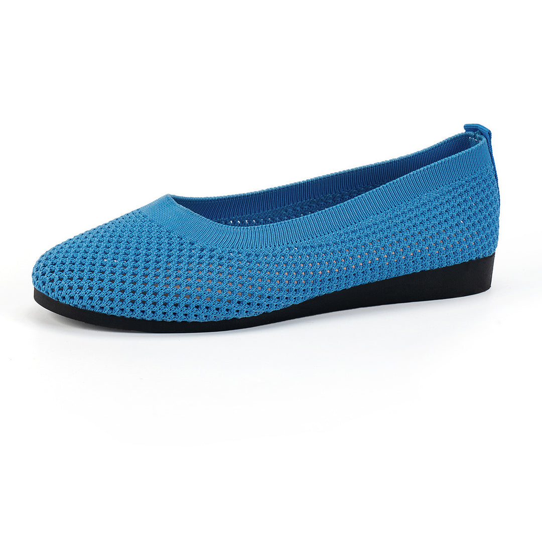 Damen bequeme Slipper aus atmungsaktivem Netzmaterial mit rutschfester Sohle R&B