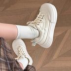 Damen Sneakers mit dicker, dämpfender Sohle und atmungsaktivem Obermaterial R&B